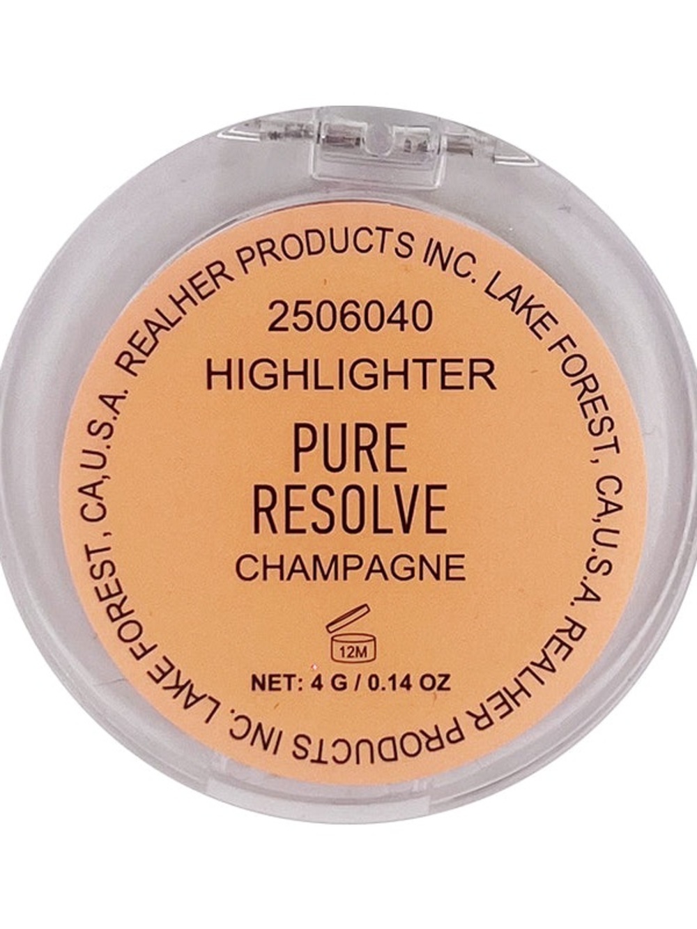 REALHER Highlighter -Pure resolve SOLD OUT Champagne Highlighter NIB - Picture 3 of 4